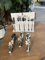 8 Parça SOSLUK Ve MAŞA Sunum Seti  gümüş - Görsel 2