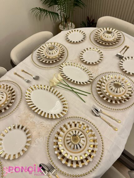 26 PARÇA Golden YEMEK TAKIMI
