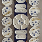 Mor Menekşe 23 Parça 12 Kişilik Kahvaltı Takımı