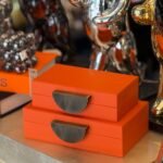 2’li Dinar Deri Kutu Turuncu