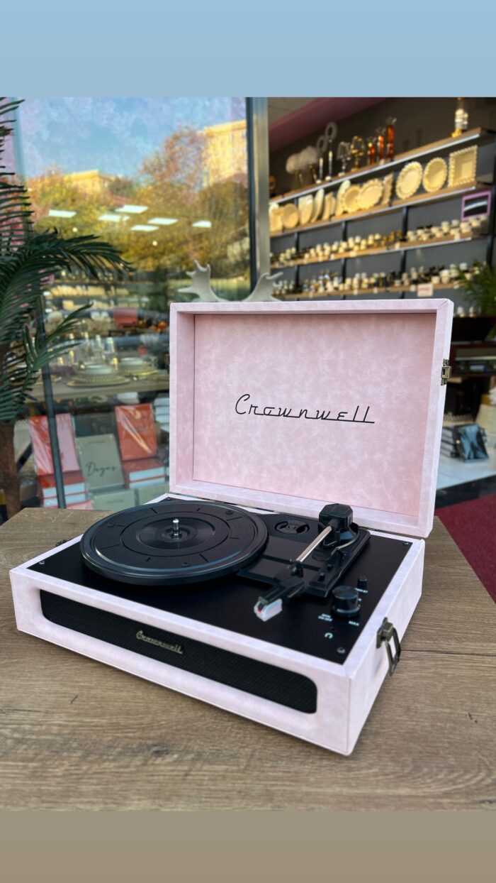 Pikap- Plakçalar Nostalji- Bluetooth Radio ve Plak Çalar **TOZ PEMBE - Görsel 3