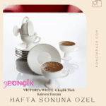 White Wictorya Porselen Fincan Takımı*6 Kişilik