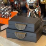 2’li Dinar Deri Kutu Siyah