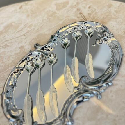 Tüy Model Zamak Çay Kaşığı *6 Adet GÜMÜŞ