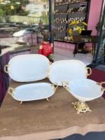 4 PARÇA PORSELEN SUNUMLUK