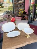 4 PARÇA PORSELEN SUNUMLUK - Görsel 3