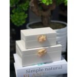 2’Li Native Cam Kutu **Krem