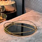 BURGULU DEKOR TEPSİ *GOLD