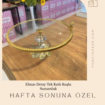 Kuşlu Ayaklı Sunumluk