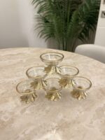 Zamak ayaklı GOLD lokumluk