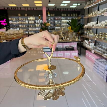 Kuşku Ayaklı Üstten Kulplu Servis
