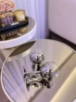 6 Kişilik PLATİN  Kahve Yanı Bardağı - Görsel 3