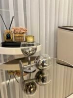 6 Kişilik PLATİN  Kahve Yanı Bardağı - Görsel 2