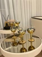 6 Kişilik GOLD Kahve Yanı Bardağı - Görsel 4