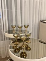 6 Kişilik GOLD  Kahve Yanı Bardağı - Görsel 3