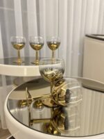 6 Kişilik GOLD  Kahve Yanı Bardağı - Görsel 2