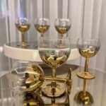 6 Kişilik GOLD  Kahve Yanı Bardağı