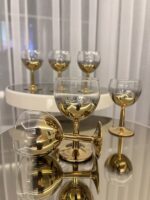 6 Kişilik GOLD  Kahve Yanı Bardağı