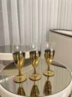 6 Kişilik GOLD  FLÜT Kahve Yanı Bardağı - Görsel 2