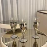 6 Kişilik PLATİN  FLÜT Kahve Yanı Bardağı