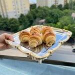 Zamak Ayaklı Saçaklı KARE Sunumluk