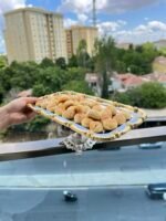 Zamak Ayaklı Saçaklı Sunumluk