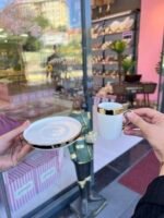 Altın Yaldızlı 6 Kişilik Porselen Fincan Takımı- Makinaya Atma Garantili - Görsel 4