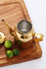 Komple Çelik Gold 450 ml Yağdanlık Sosluk ve Sirkelik - Görsel 6