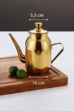 Komple Çelik Gold 450 ml Yağdanlık Sosluk ve Sirkelik - Görsel 3