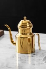 304 Çelik Gold 310 ml Yağdanlık & Sirkelik - Görsel 3