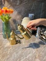 304 Çelik Gold 310 ml Yağdanlık & Sirkelik