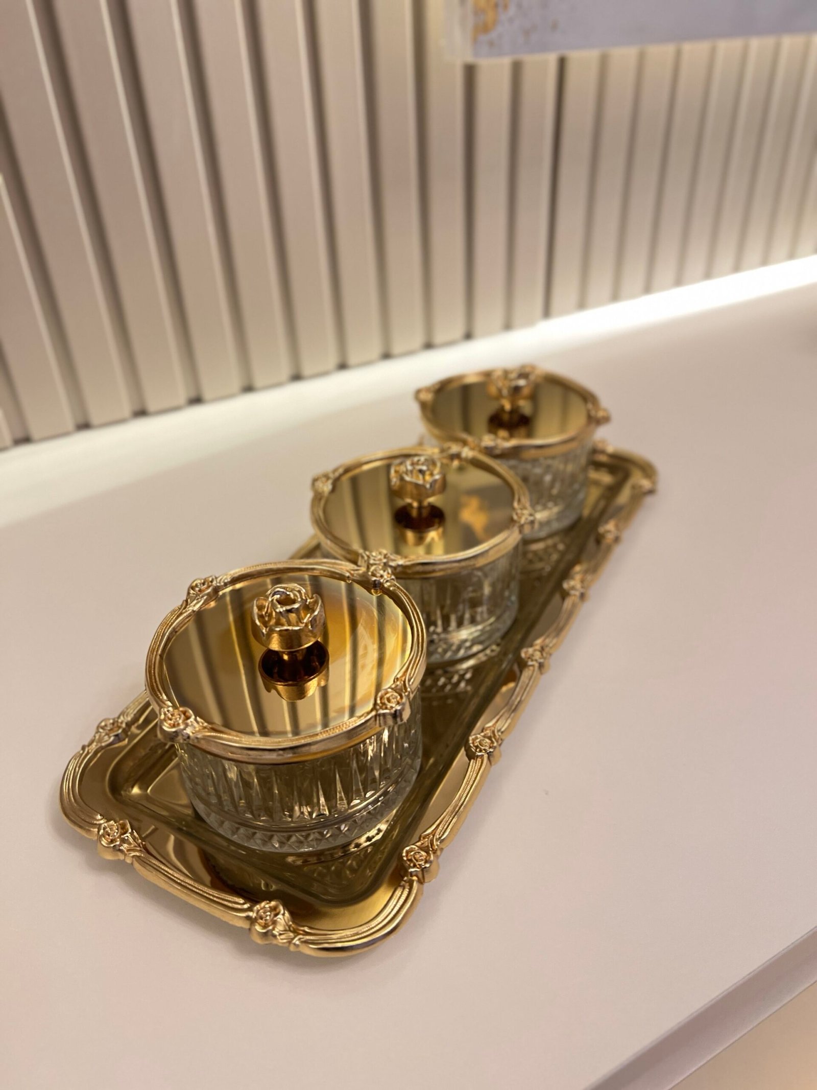 img_4930 3’Lü Tepsili Sunumluk Gold*RAMAZAN AYINA ÖZEL🎉 - Görsel 1