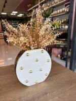 Boncuklu Yassı Vazo - Görsel 3