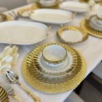 24 Parça 6 Kişilik İthal Yaldız Model Yemek Takımı