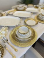 24 Parça 6 Kişilik İthal Yaldız Model Yemek Takımı