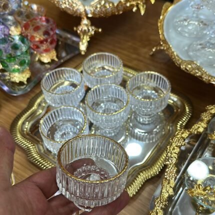 Zamak ayaklı GOLD lokumluk