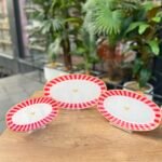 3 lü Pink Candy Model Sunum Kayık Tabak