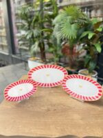 3 lü Pink Candy Model Sunum Kayık Tabak