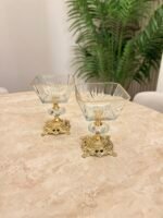 Zamak Ayaklı Gold Dondurmalık & İkramlık - Görsel 7