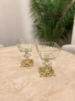 Zamak Ayaklı Gold Dondurmalık & İkramlık - Görsel 8