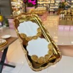 2’li yaprak taşlı Gold sunum Peçetesi 
Kode2001