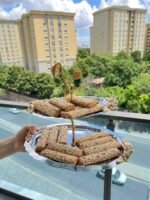 2 KATLI DEKORLU GÜMÜŞ SUNUMLUK - Görsel 2