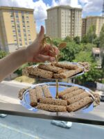 2 KATLI DEKORLU GÜMÜŞ SUNUMLUK