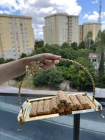 Kelebek Detay Dikdörtgen Sunumluk