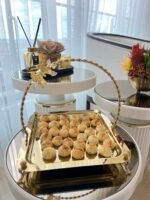 Ayaklı Kelebek Detay Kare Tutmalı Sunumluk - Görsel 2