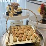 Ayaklı Kelebek Detay Kare Tutmalı Sunumluk