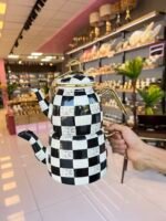 Dama Emaye Çaydanlık - Görsel 3