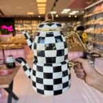 Dama Emaye Çaydanlık