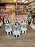 LEO *KONİK**3’ LÜ ÇAY ŞEKER KAHVELİK - Görsel 2