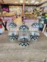 LEO *KONİK* DAMALI 3’ LÜ ÇAY ŞEKER KAHVELİK - Görsel 2